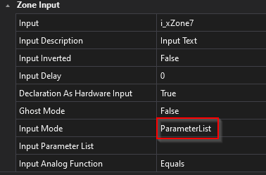 ParameterList